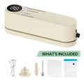 Mini Wireless Fully Automatic Vacuum Sealing Machine Household Portable Food Packaging Sealer LED Display Sealing Machine