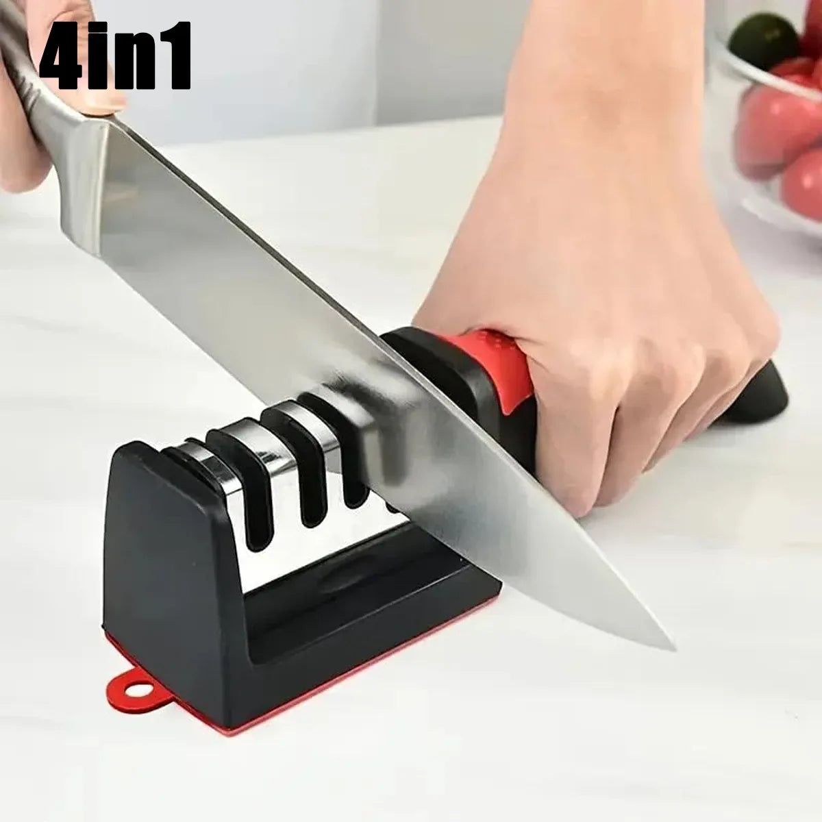 Multi-Stage Manual Knife Sharpener