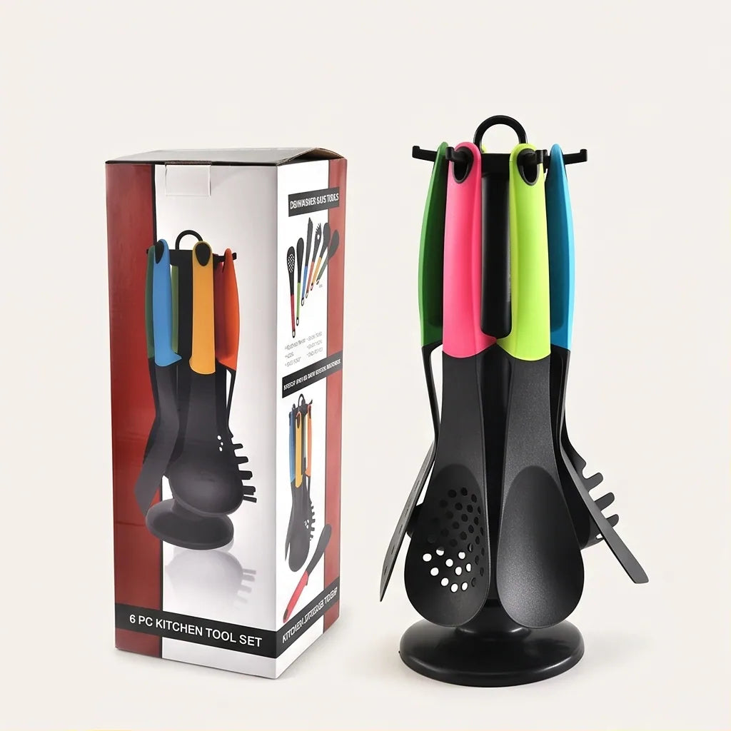 Rotating Kitchen Utensil Set