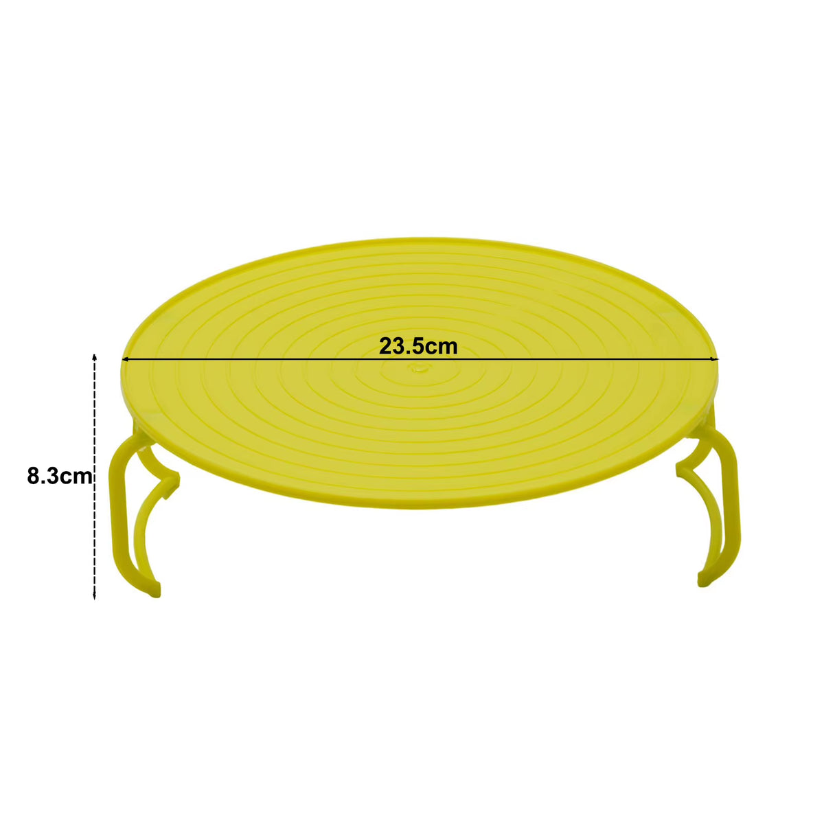 23.5*23.5*8.3Cm Microwave Oven Heating Shelf Double-Insulated Heating Kitchen Tray Rack PP Material Microwave Oven Racks