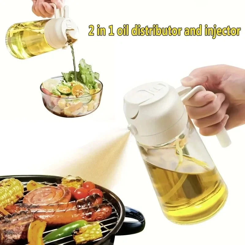 2-in-1 Oil Dispenser and Sprayer