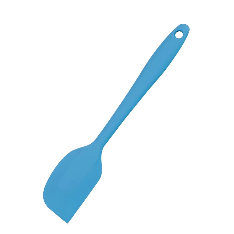 1PC Small Heat Resistant Integrate Handle Silicone Spooncolor Silicone Scraper Cake Cream Spatula Knife Kitchen Baking Tool