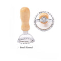 Ravioli Stamp Set,Cookie Cutters with Wooden Handles and Grooved Edges,Suitable for Ravioli, Pasta, Tortellini, Lasagna, Pierogi