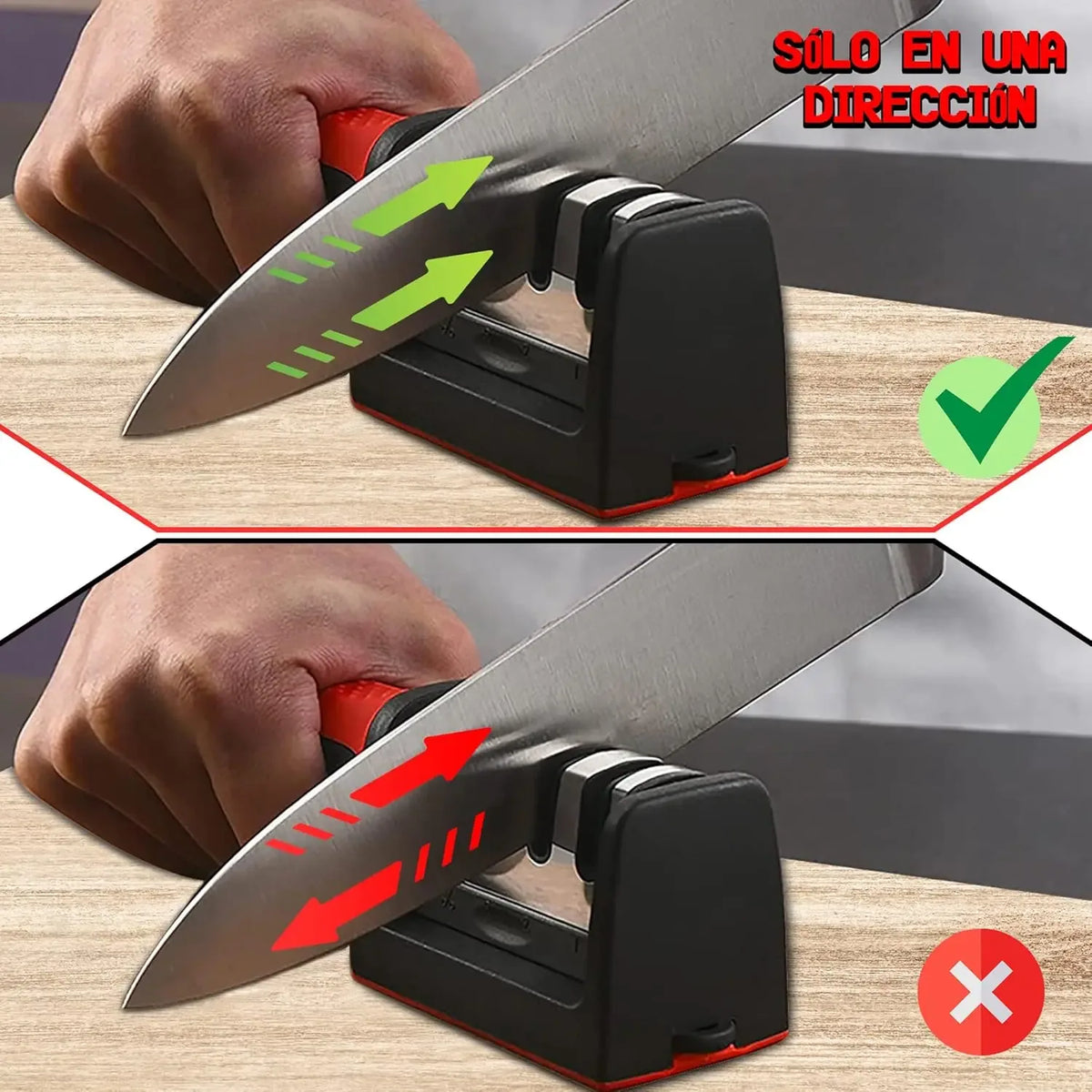Multi-Stage Manual Knife Sharpener